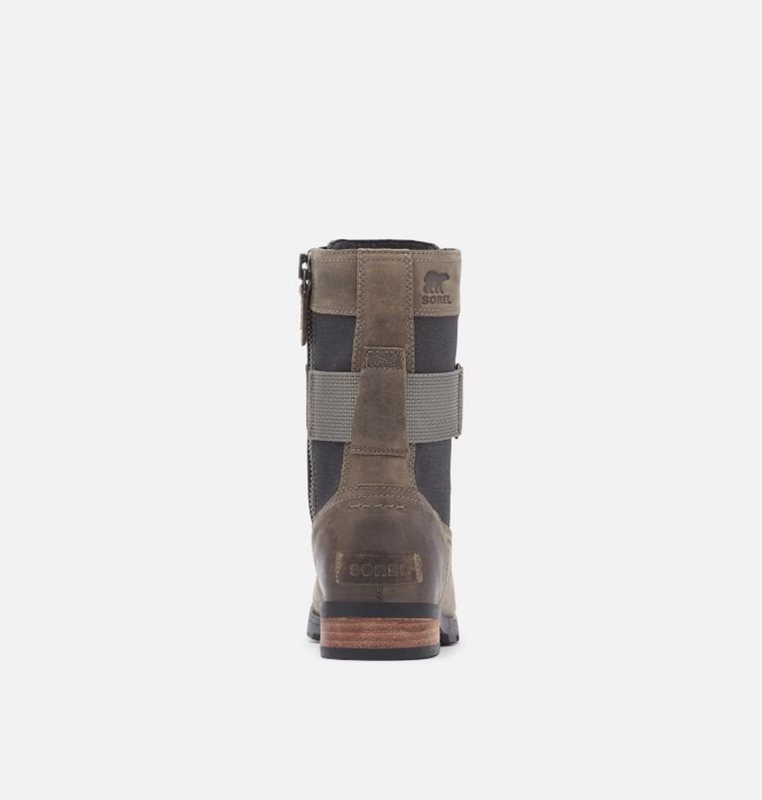 Sorel Dam Gummistövlar Mörk Grå - Emelie™ Conquest Låga - GJX-376825